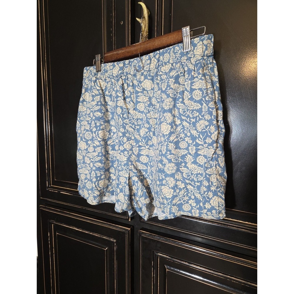 Universal Threads Women's Medium Linen Blend Shorts Floral, Boho, Pockets